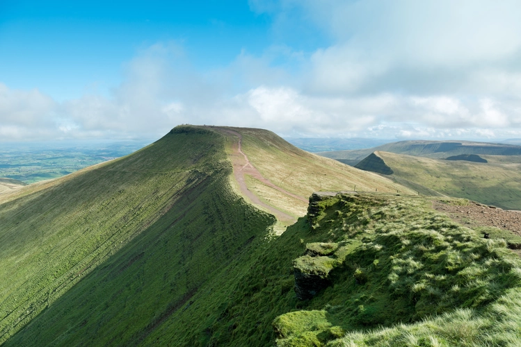 Pen y Fan and Corn Du from Cwmgwdi