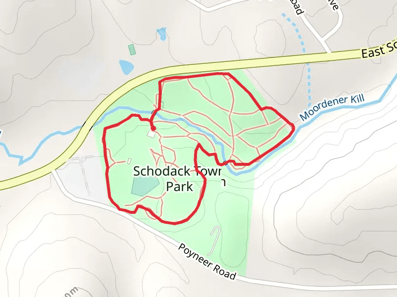 Moordener Kill Loop via Red - Yellow - White Trail