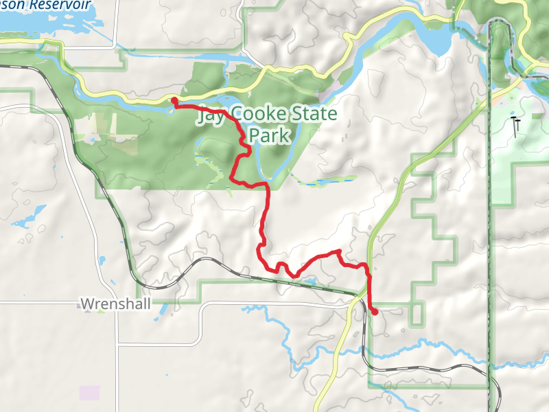 Superior Hiking Trail - Veterans' Evergreen Memorial Drive