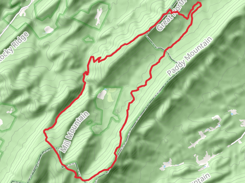 Tuscarora and Racer Camp Hollow Loop Trail
