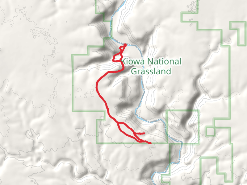 Canadian River and Canon Vercere Walk