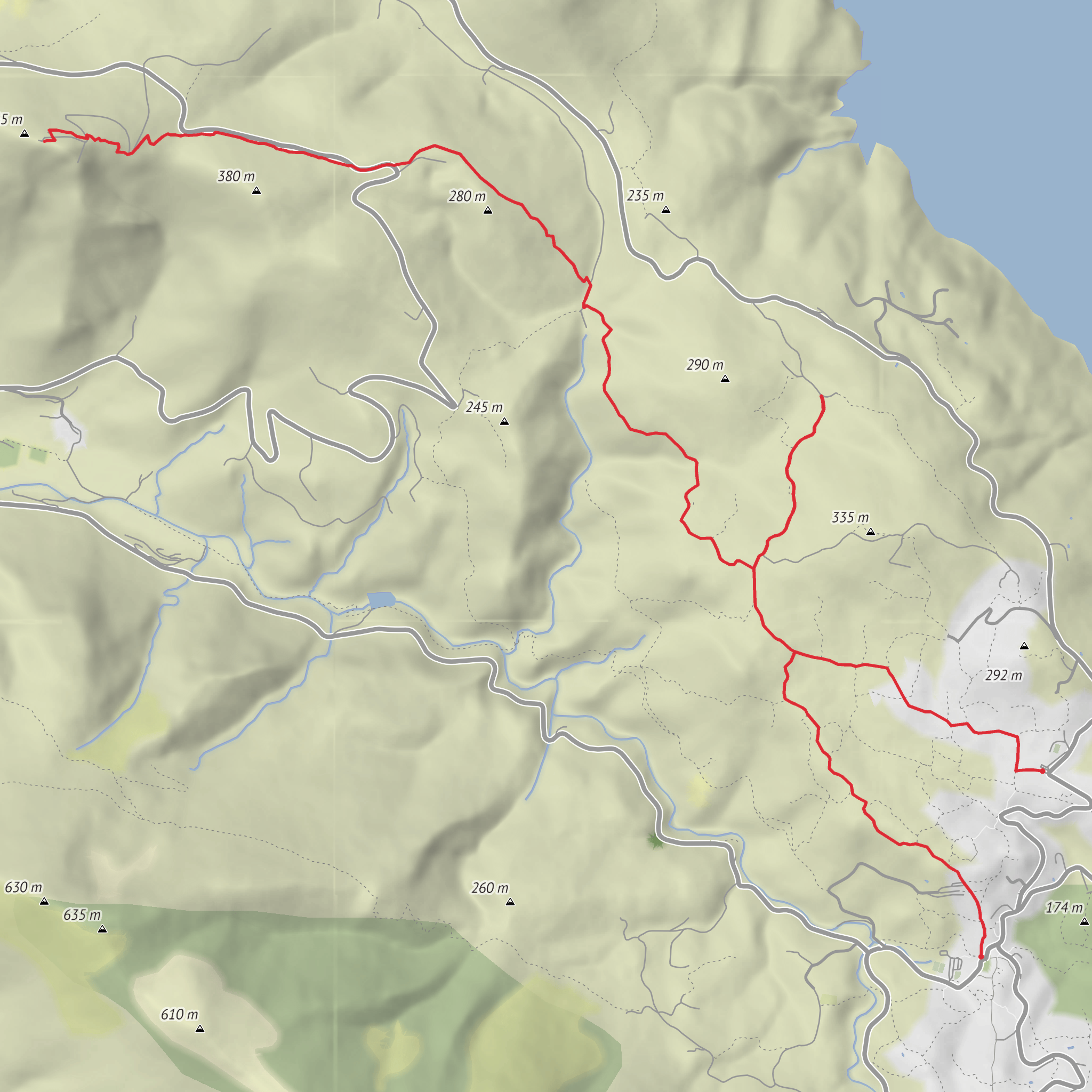 Artemonas to Agios Simeon mobile static map