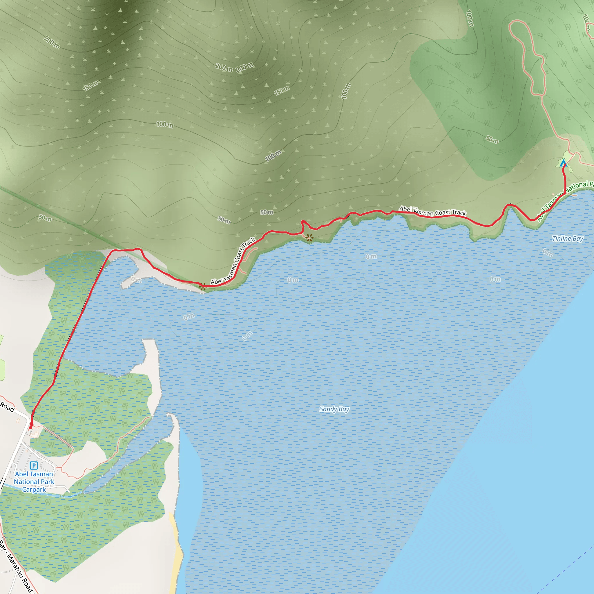 Tinline Campsite and Tinline Bay mobile static map