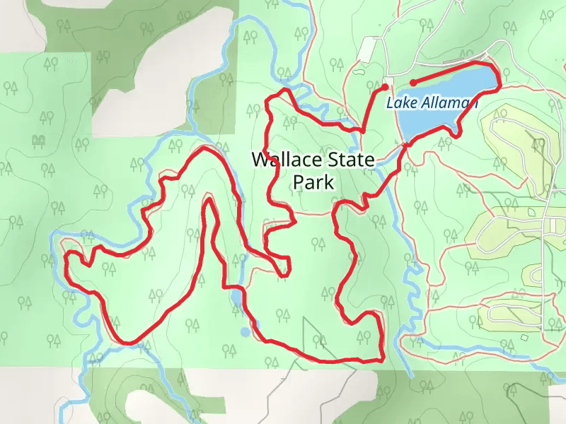 Deer Run Trail and White Connector 1 Loop