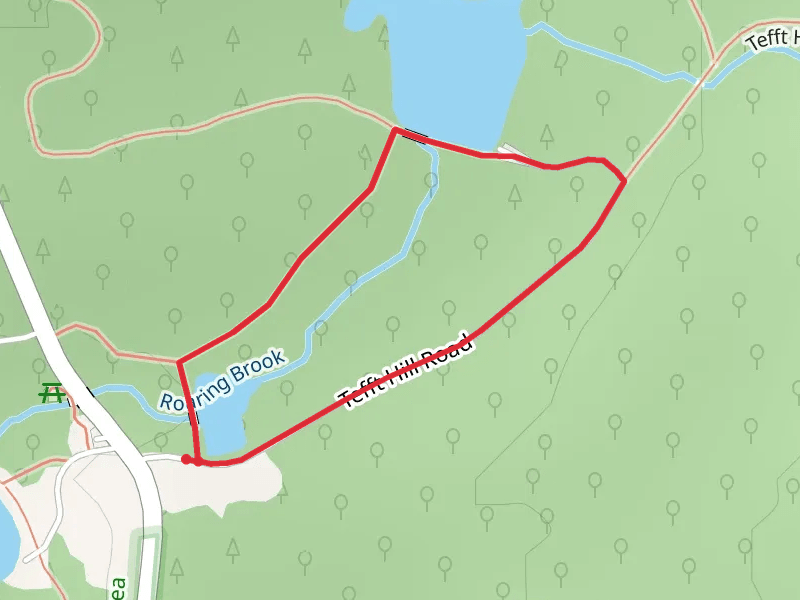 Upper Roaring Brook Handicapped Access Trail and Tefft Hill Road Loop