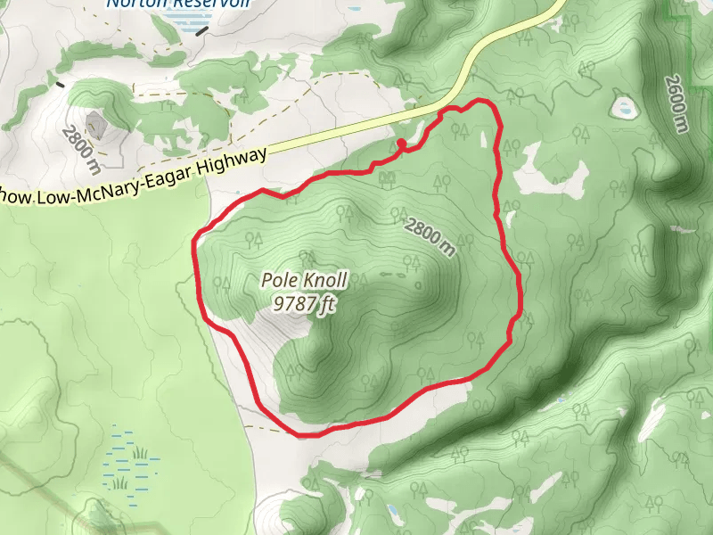 Loop around Pole Knoll
