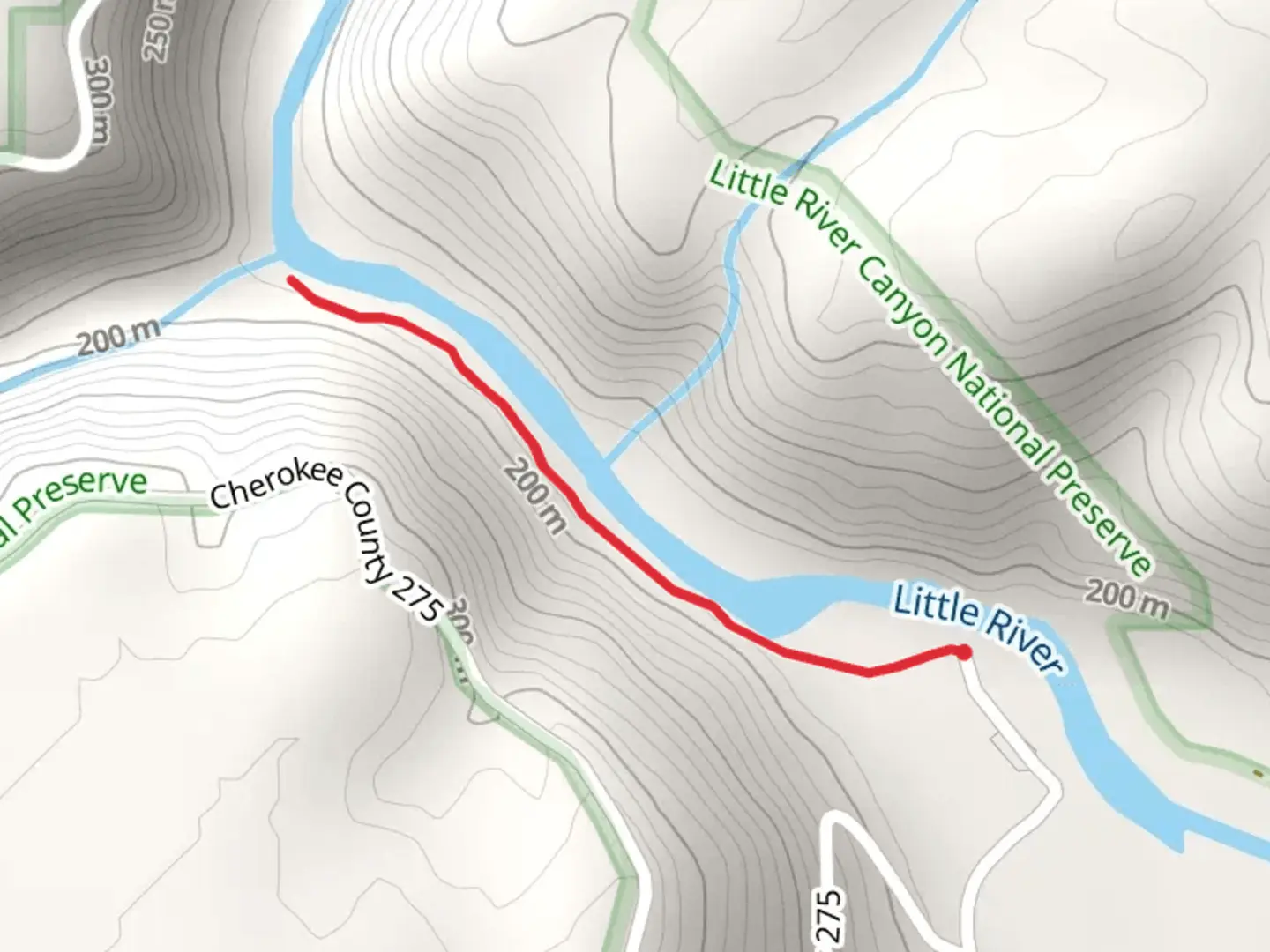 An image depicting the trail Canyon Mouth Trail and its surrounding area.