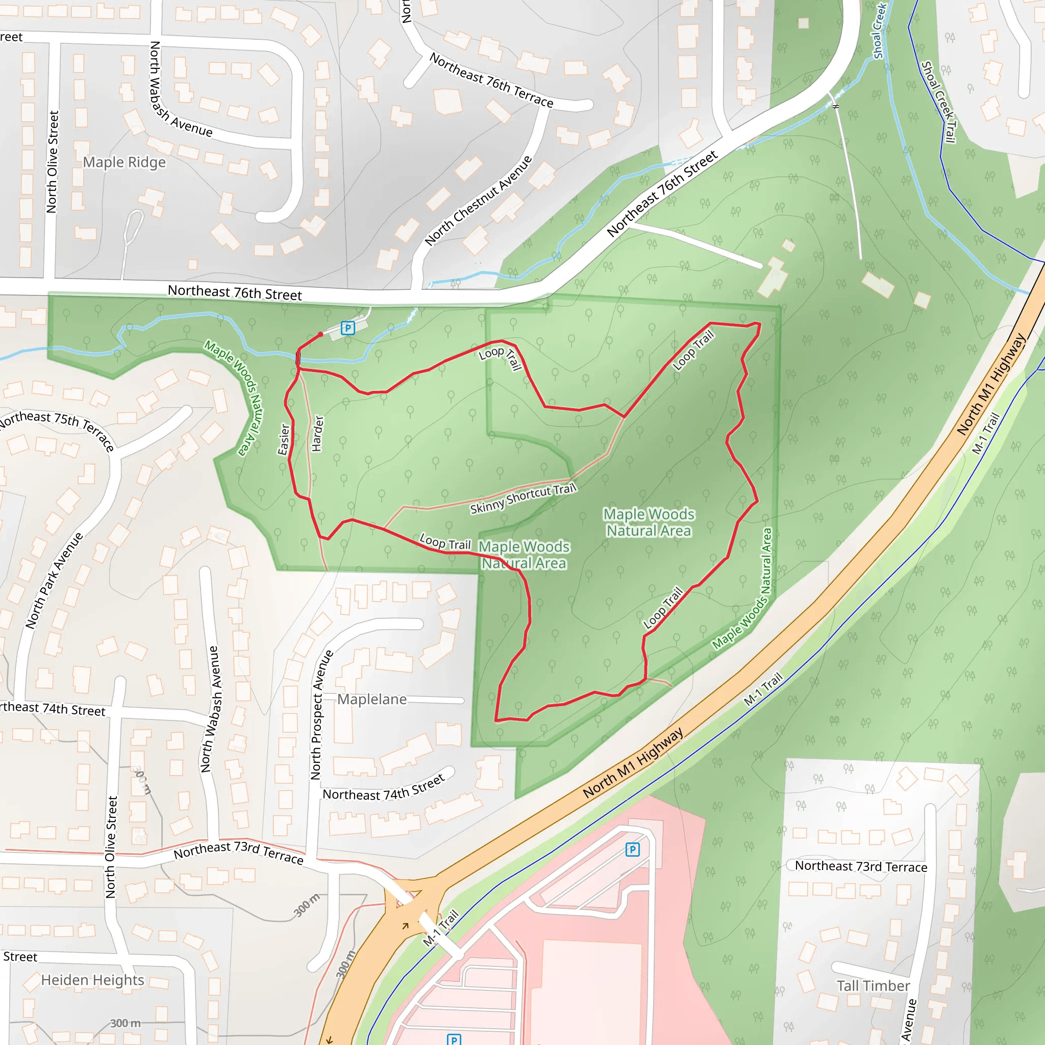 Loop Trail mobile static map