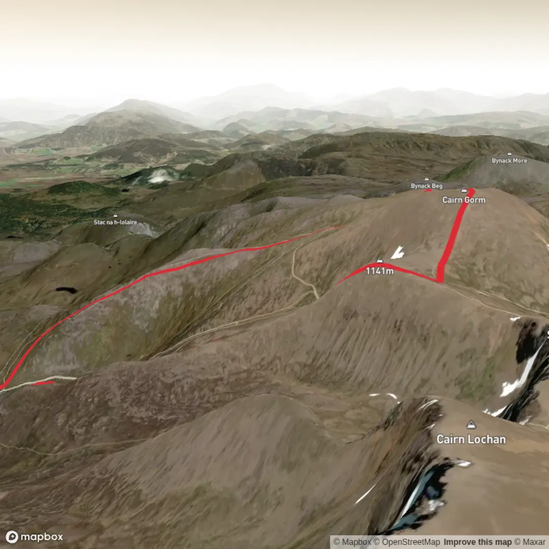 An image depicting the trail Snow patch and its surrounding area.