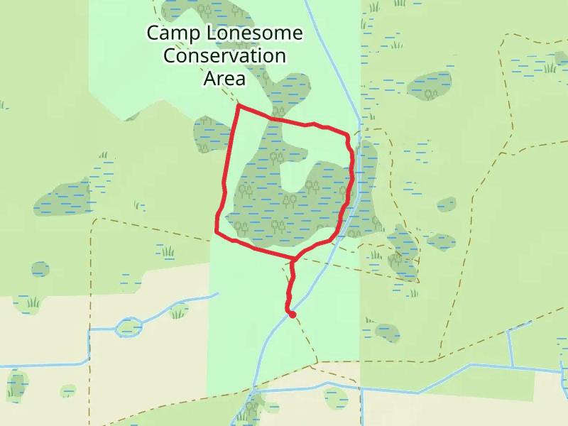 Camp Lonesome Conservation Area Loop