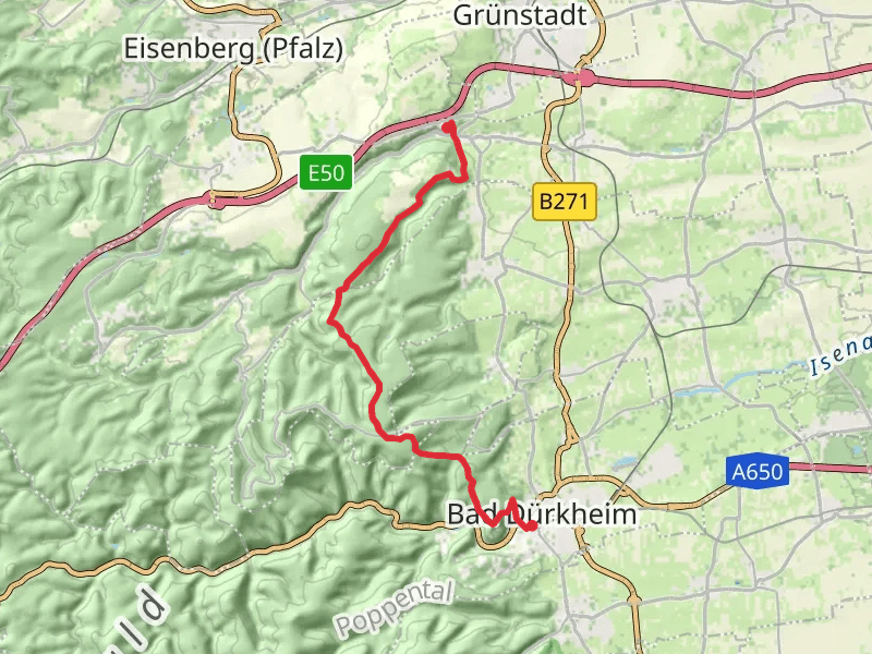 Bad Durkheim to Neuleningen Walk