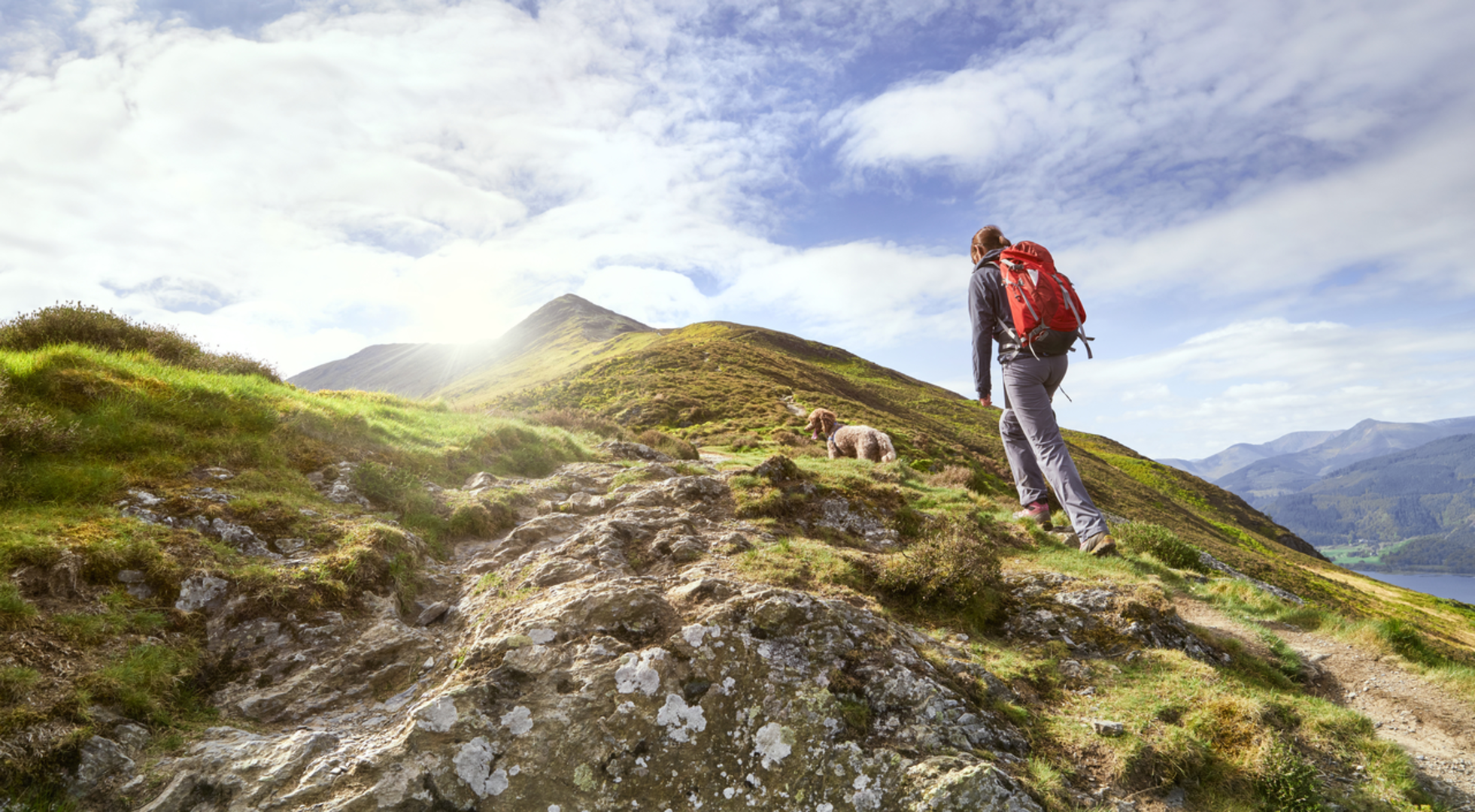 An image depicting the trail Ullock Pike and its surrounding area.
