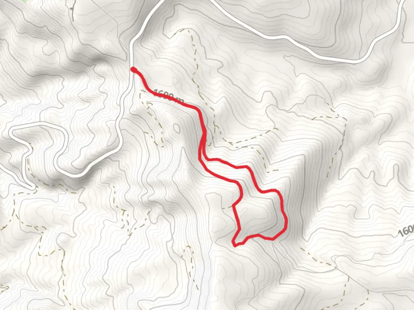 An image depicting the trail Buck Prairie Road Loop and its surrounding area.