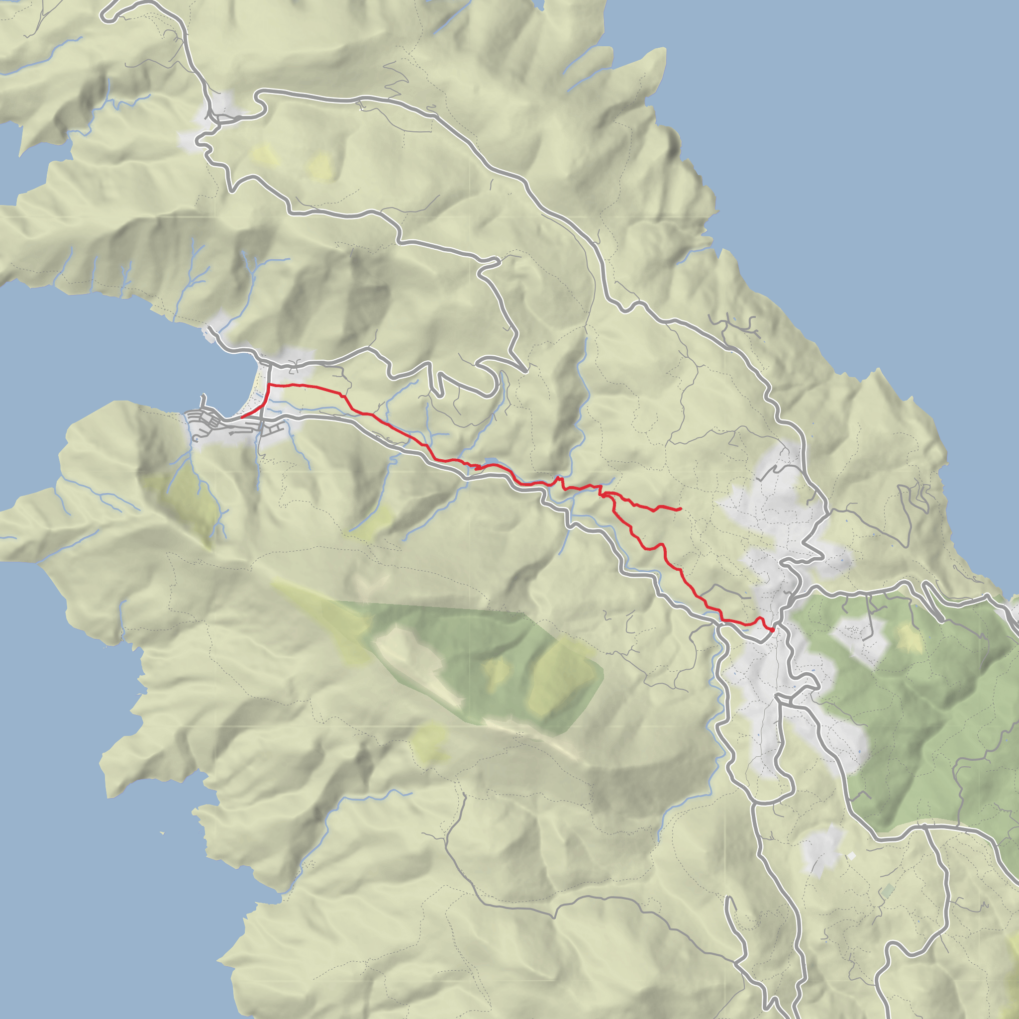 Apollonia to Kamares mobile static map