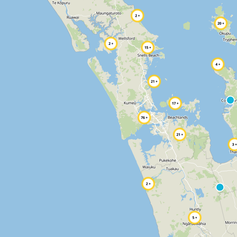 Waitakere Ranges Static Map