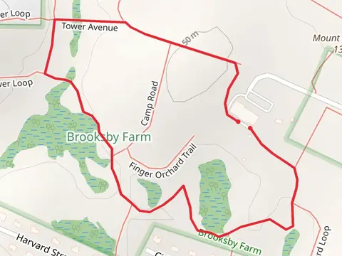 Brooksby Farm Loop via South Perimeter Trail
