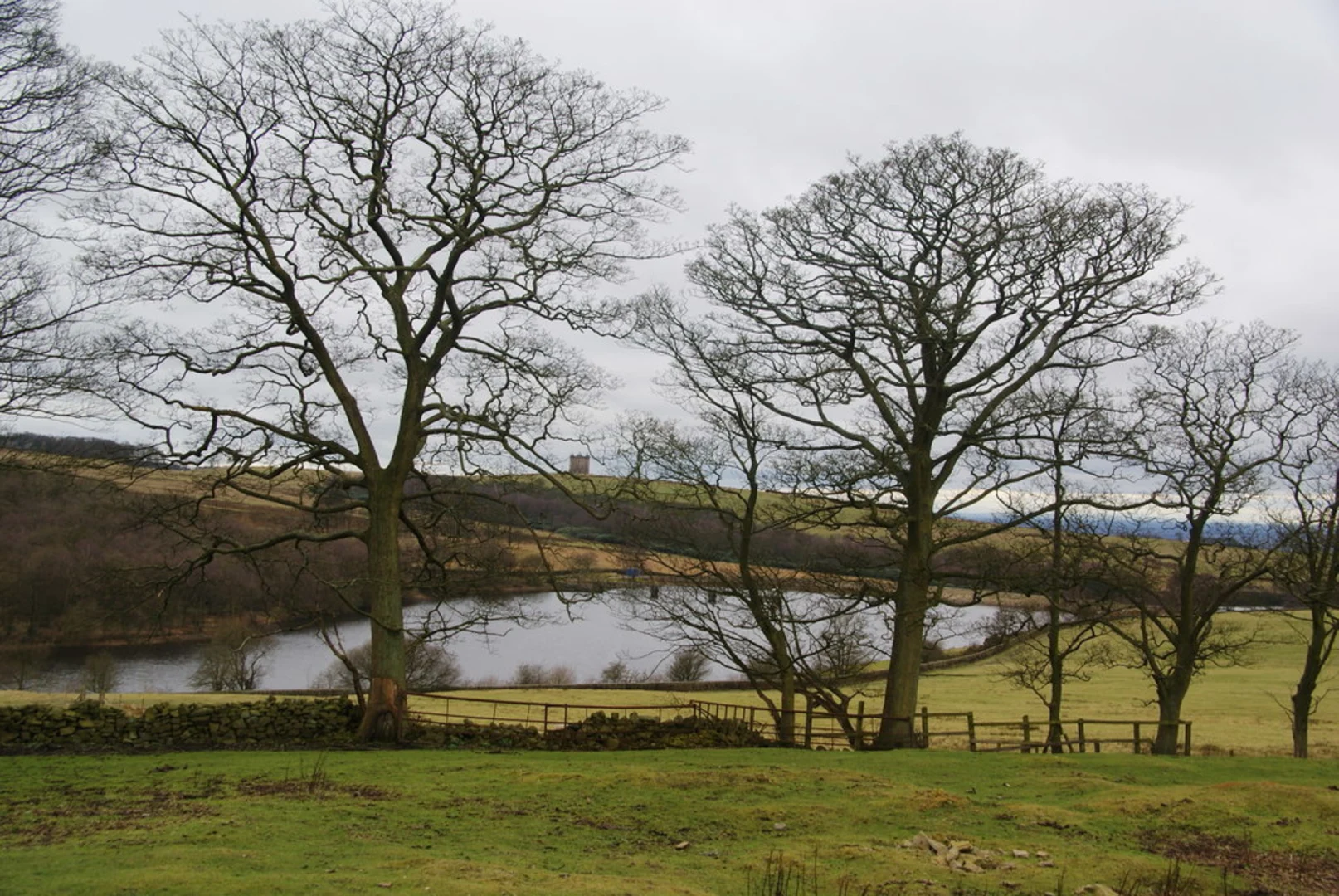An image depicting the trail Lyme Park and Reservoirs Loop and its surrounding area.