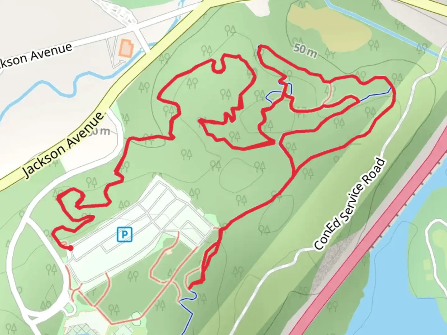 An image depicting the trail North Brothers Loop and its surrounding area.