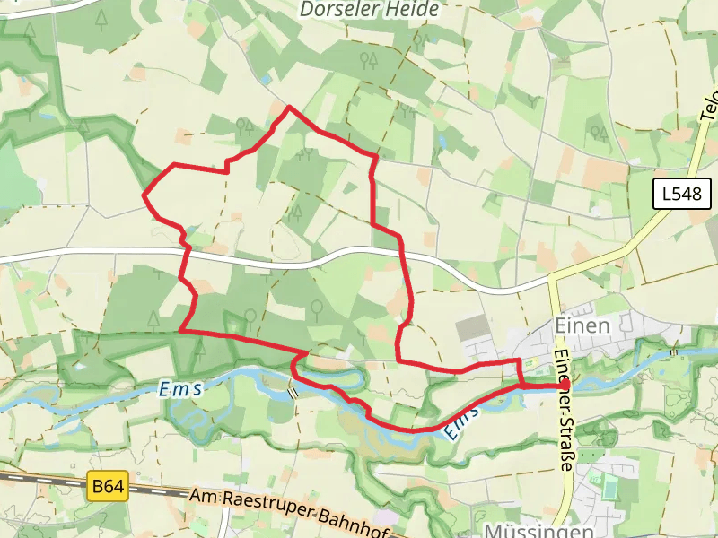 Naturschutzgebiet, Kerkhoff and Einen Loop
