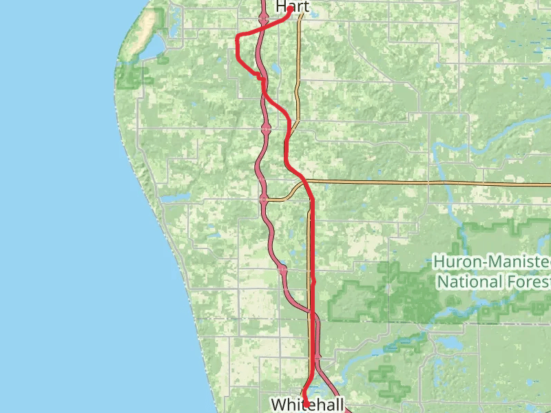 White Lake Pathway and Hart-Montague Trail