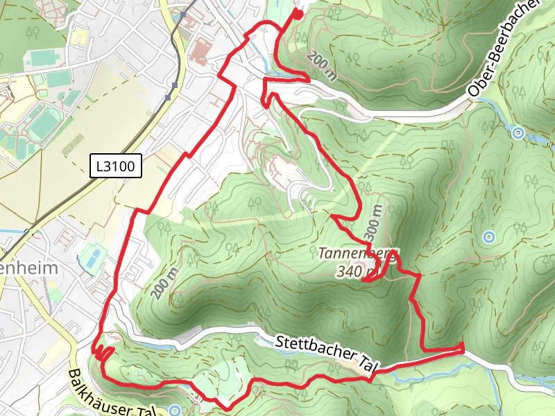 Alemannenweg and Bluetenweg