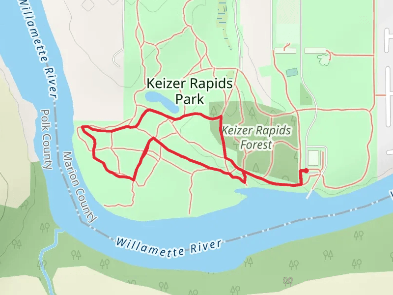 Keizer Rapids Park South Loop