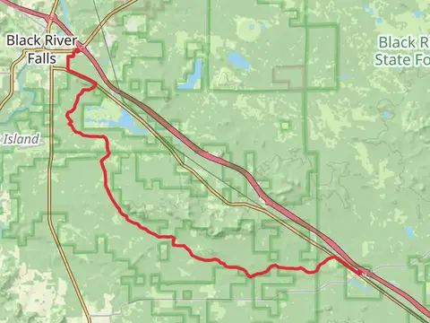 Perry Creek, Robinson Creek and Cranberry Flowage beside Walk