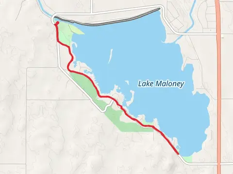 West Lake Road and Lake Maloney Trail