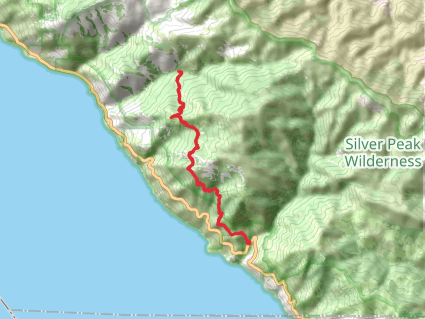 An image depicting the trail Villa Creek via Buckeye Trail and its surrounding area.
