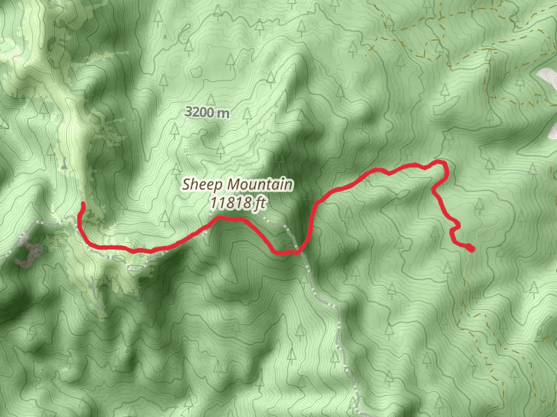 Arapaho Creek via Continental Divide Trail