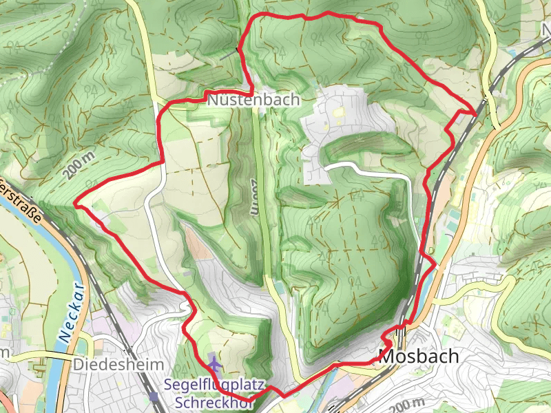 Neckarsteig and Mosbach Loop
