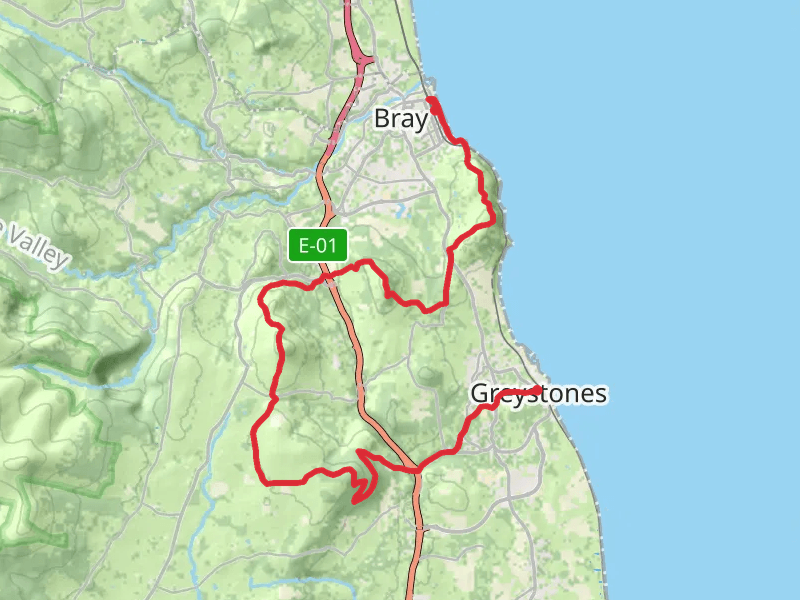Hike on graystone - Down hill - Great Sugarloaf - Sugarloaf - Bray head - Bray daly thumbnail