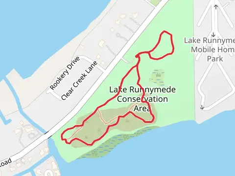 Lake Runnymede Conservation Area and Side Loop