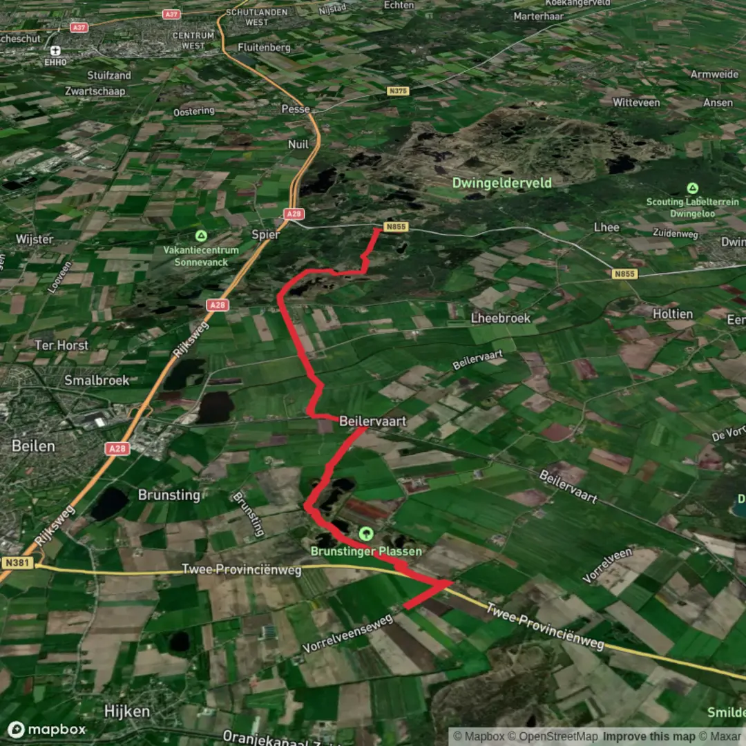 An image depicting the trail 1319-roots-natuurpad-etappe-09 and its surrounding area.