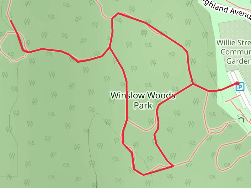 Winslow Woods Park Loop
