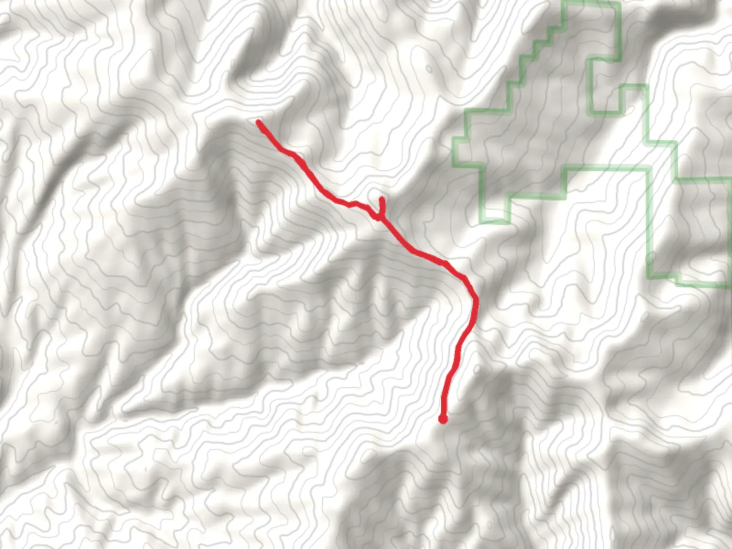 An image depicting the trail Grandmother Mountain and Grandfather Mountain from Saint Joe National Forest Road and its surrounding area.