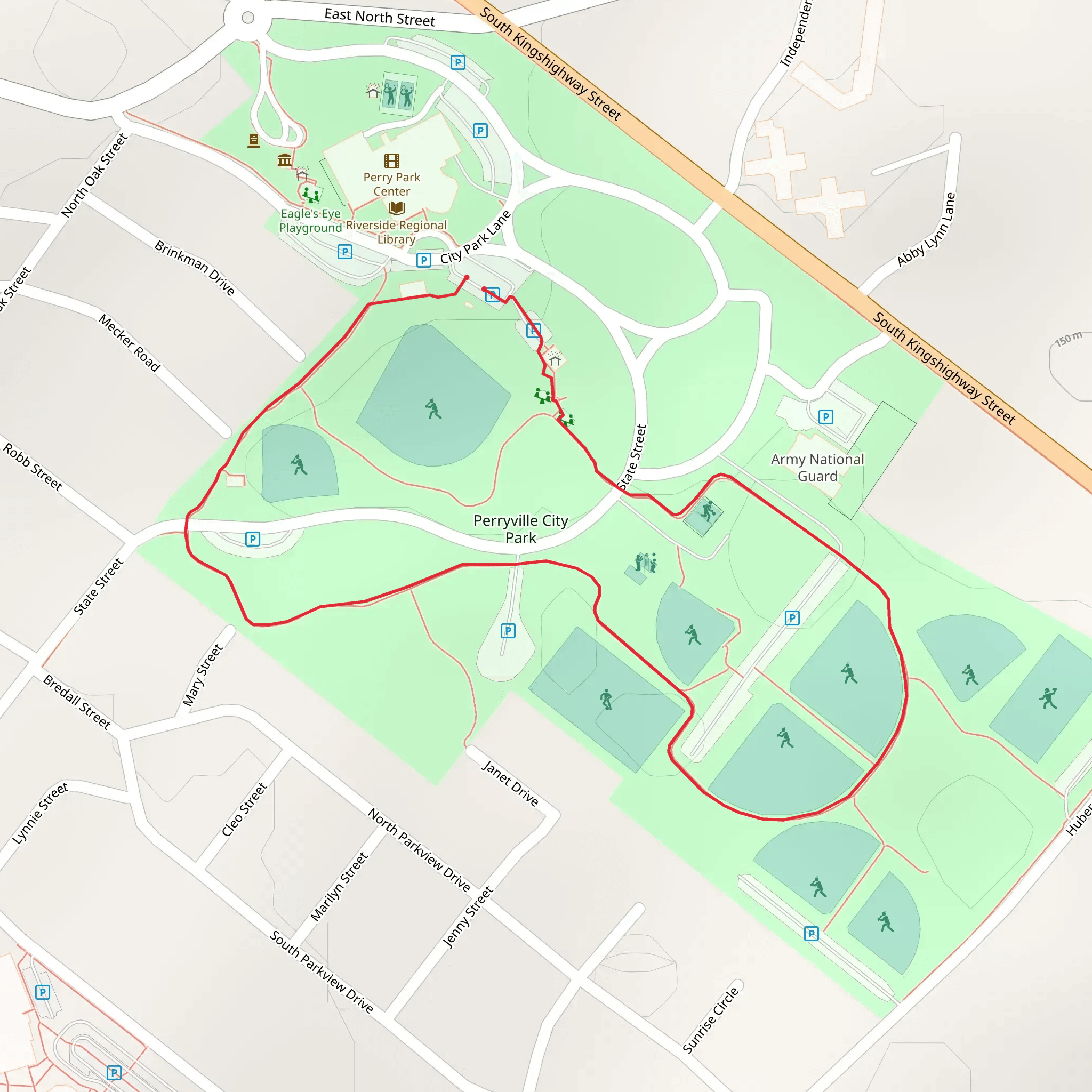 State Street Loop mobile static map