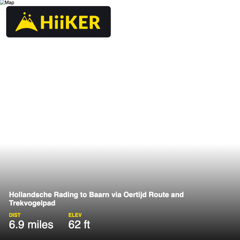 Hollandsche Rading to Baarn via Oertijd Route and Trekvogelpad | Holla