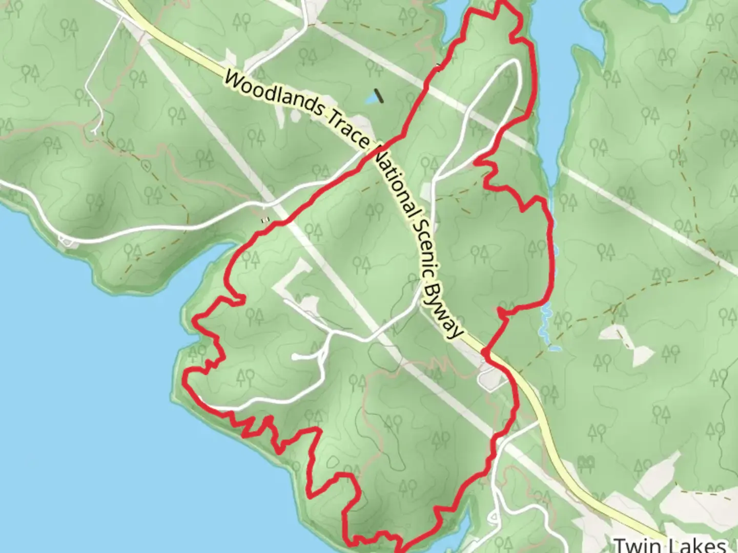An image depicting the trail Canal and Canal Connector C Loop Trail and its surrounding area.