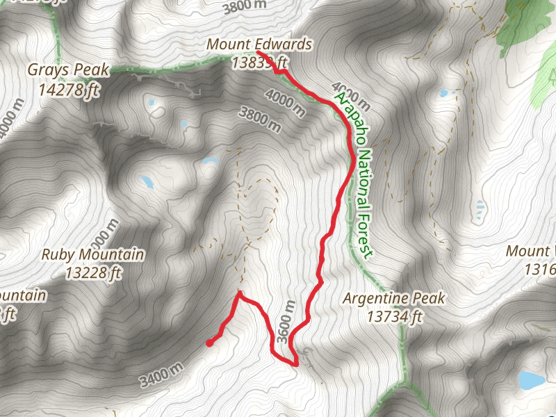 Mount Edwards via CDT