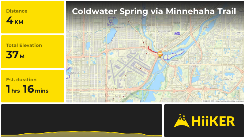 Coldwater Spring via Minnehaha Trail | Hennepin County | Minnesota