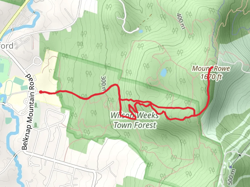 Mount Rowe via Mt Rowe Trail