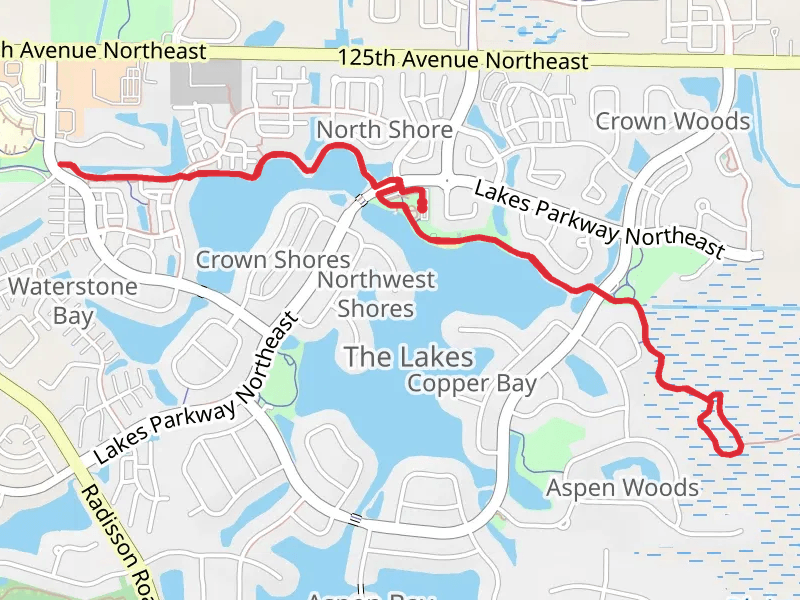 Bunker Chain of Lakes Regional Trail