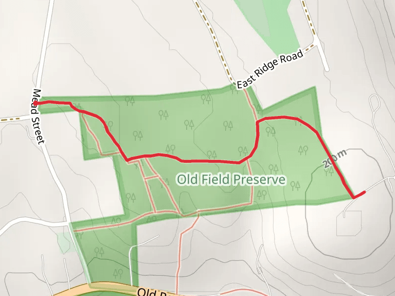 Connector path to Waccabuc Heights