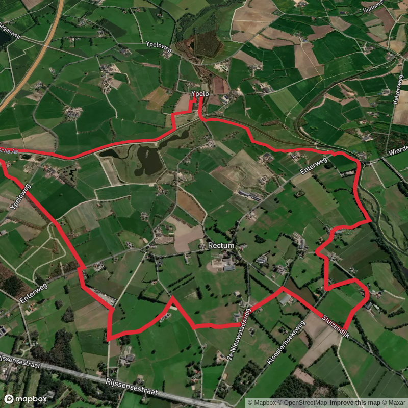 Exosche Aa via Kippershoek Weg and Wisselmaat Rode Route Loop