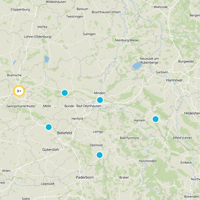 Kreis Minden-Lübbecke Static Map
