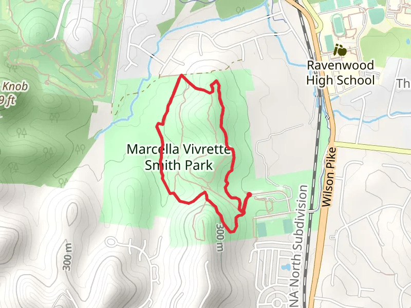 Marcella Vivrette Smith Park - Blue Loop Trail
