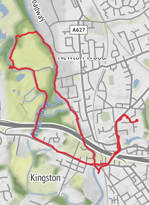 Hike on Riverside - PF Canal - Hyde mobile static map