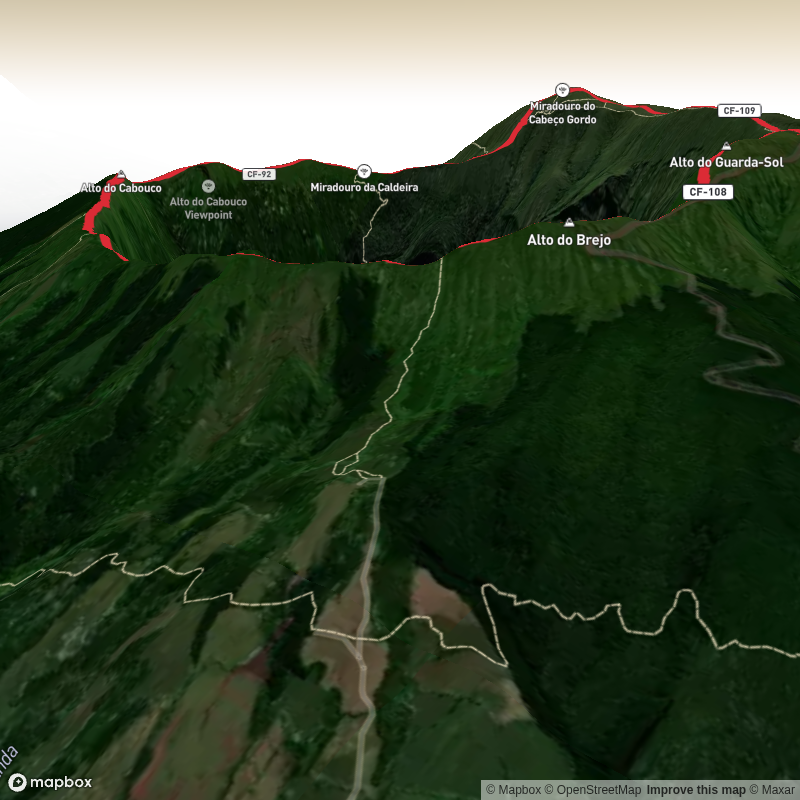 Caldeira Loop via Alto do Cabouco, Alto dod Brejo and Alto do Guarda Sol
