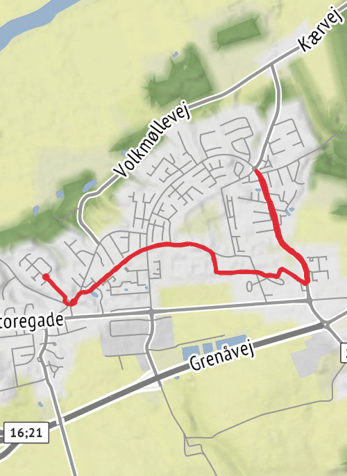 Randers Løb mobile static map